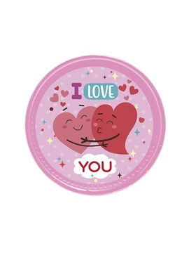 Moneda Corazón de Chocolate 7,8 cm