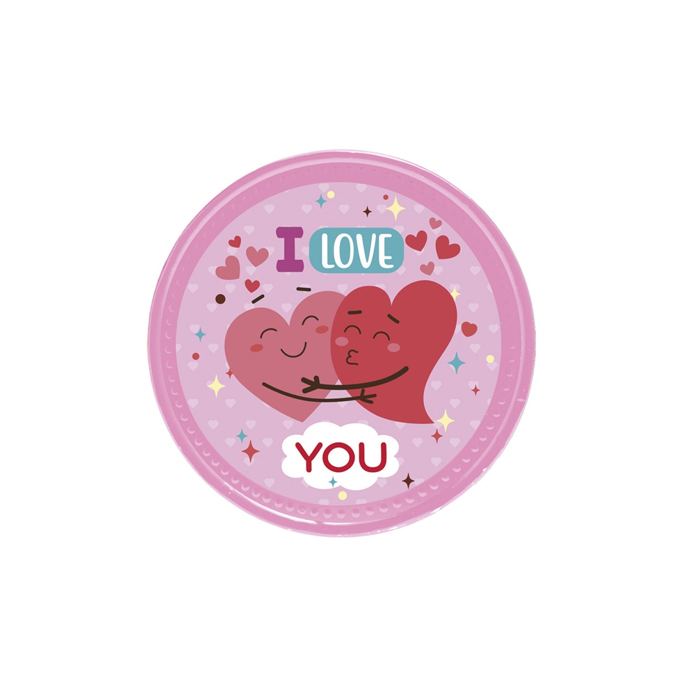 Moneda Corazón de Chocolate 7,8 cm