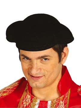 Montera Flocada Negra