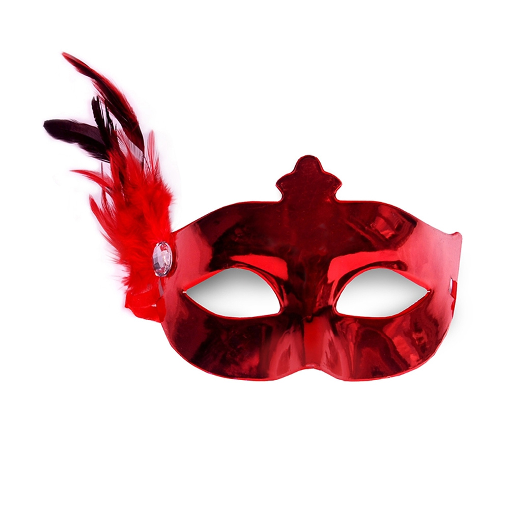 Máscara Roja Metalizada