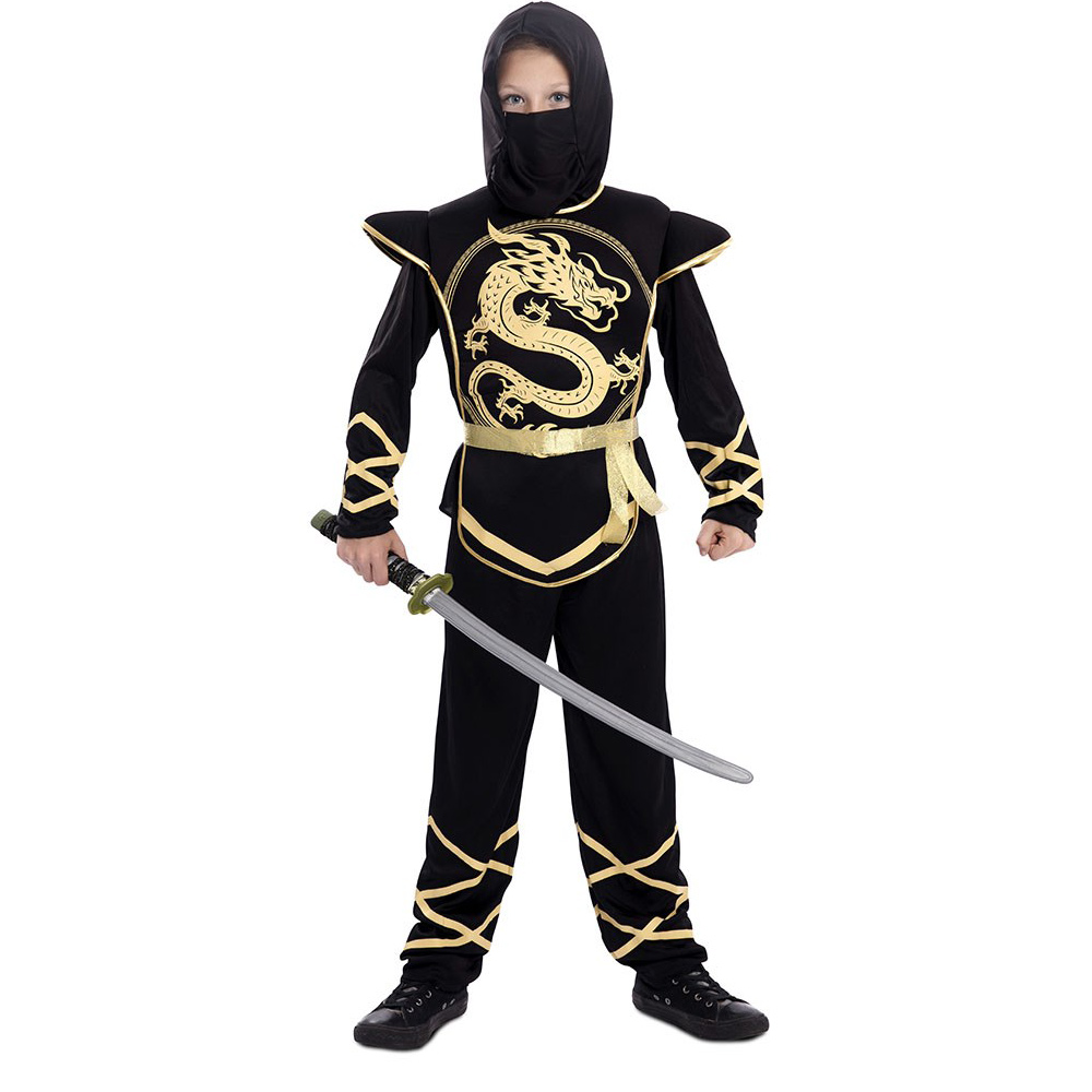 Permanecer Escudriñar Canoa Disfraz Ninja Dragón Dorado Infantil】- ⭐Miles de Fiestas⭐ - 24 H ✓