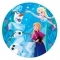 Oblea 20cm Anna, Elsa y Olaf