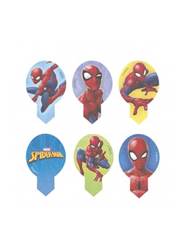 Juego de 20 obleas para Cupcakes Spiderman