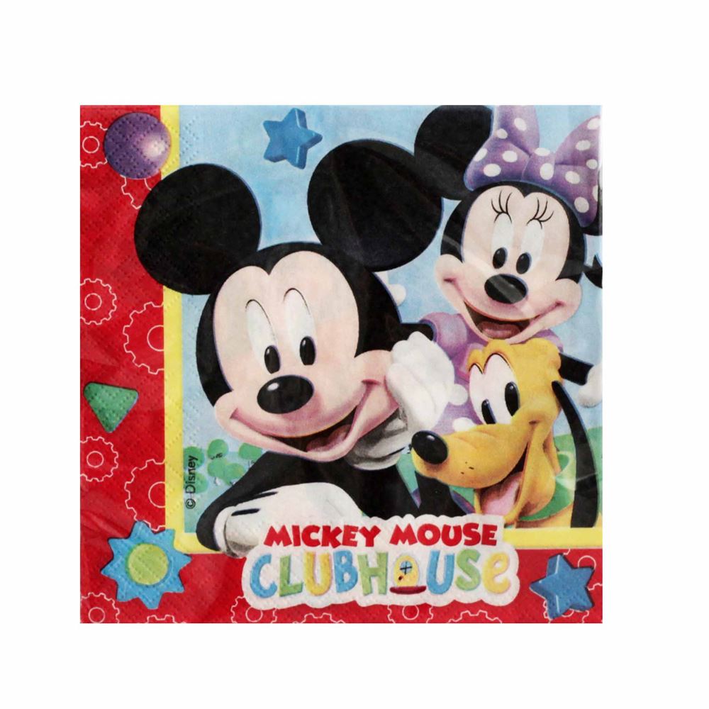 Pack 20 servilletas Mickey Mouse 