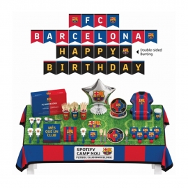 Pack Fiesta Cumpleaños FC Barcelona 75 piezas