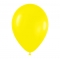 Pack de 100 globos color Amarillo Mate 12cm