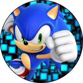 Papel de Oblea 20 cm Sonic2