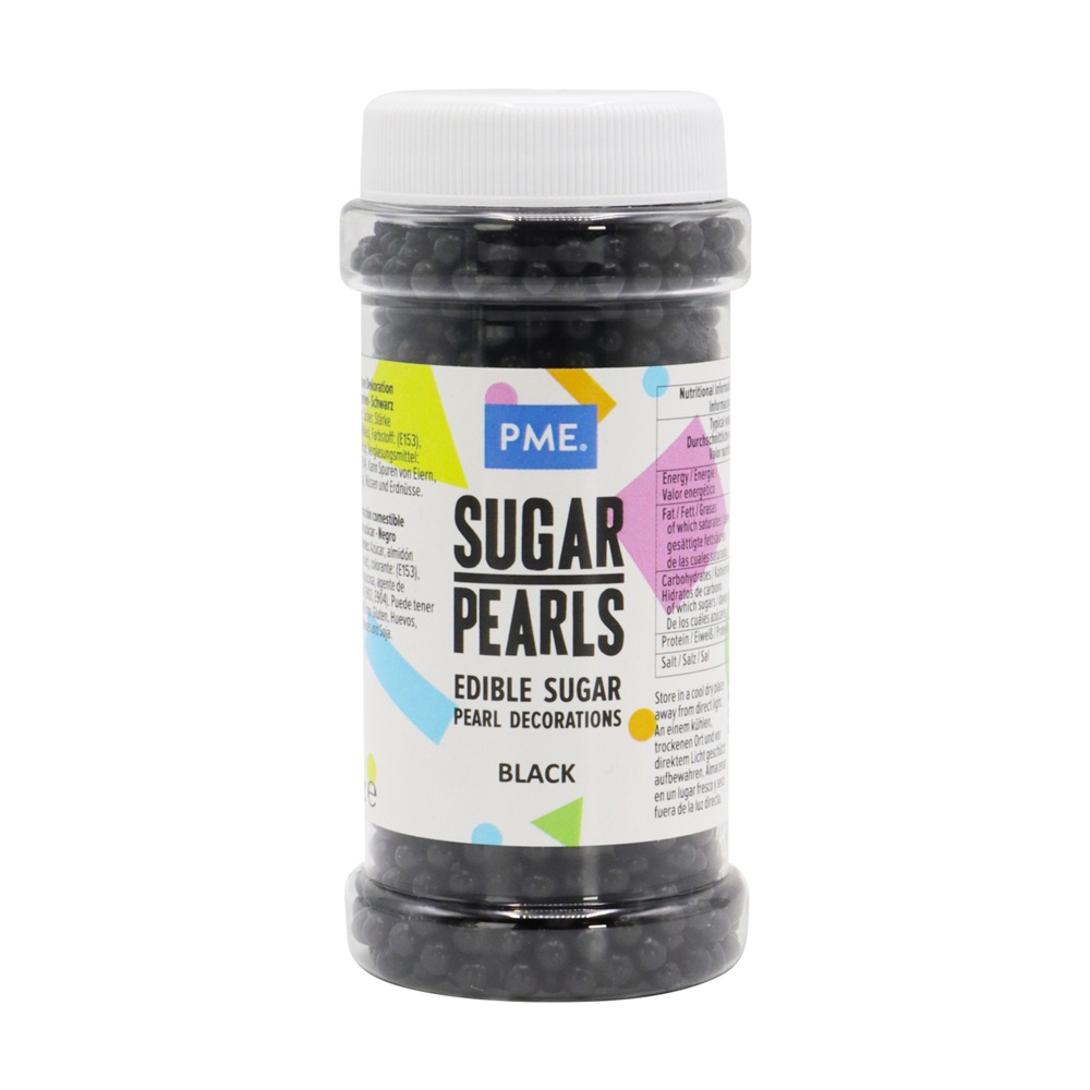 Perlas color Negro Brillante 100 gr - PME