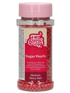 Perlas de Azúcar Rojo Brillante 80 gr Funcakes