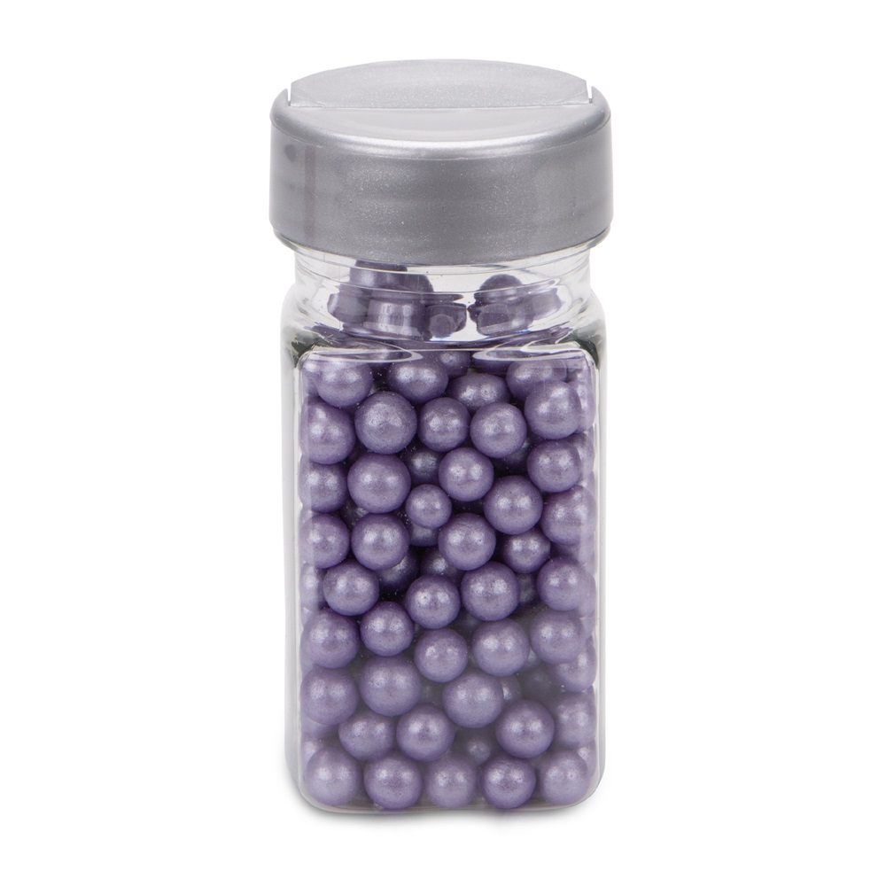 Perlas de Azúcar Lila Nacarado 6 mm 60 gr