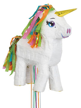 Piñata Infantil Unicornio Blanco