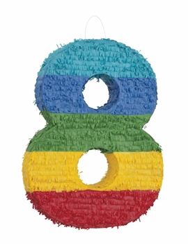 Piñata Nº 8 Multicolor 56 cm