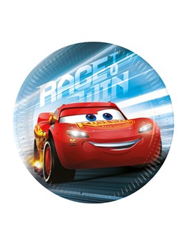 Juego de 8 platos Cars