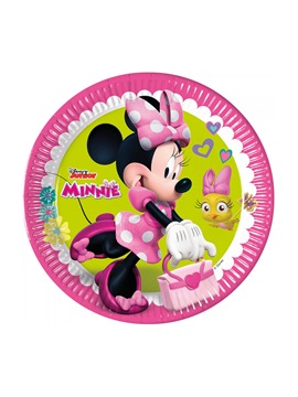 Juego de 8 platos Minnie mouse 23cm