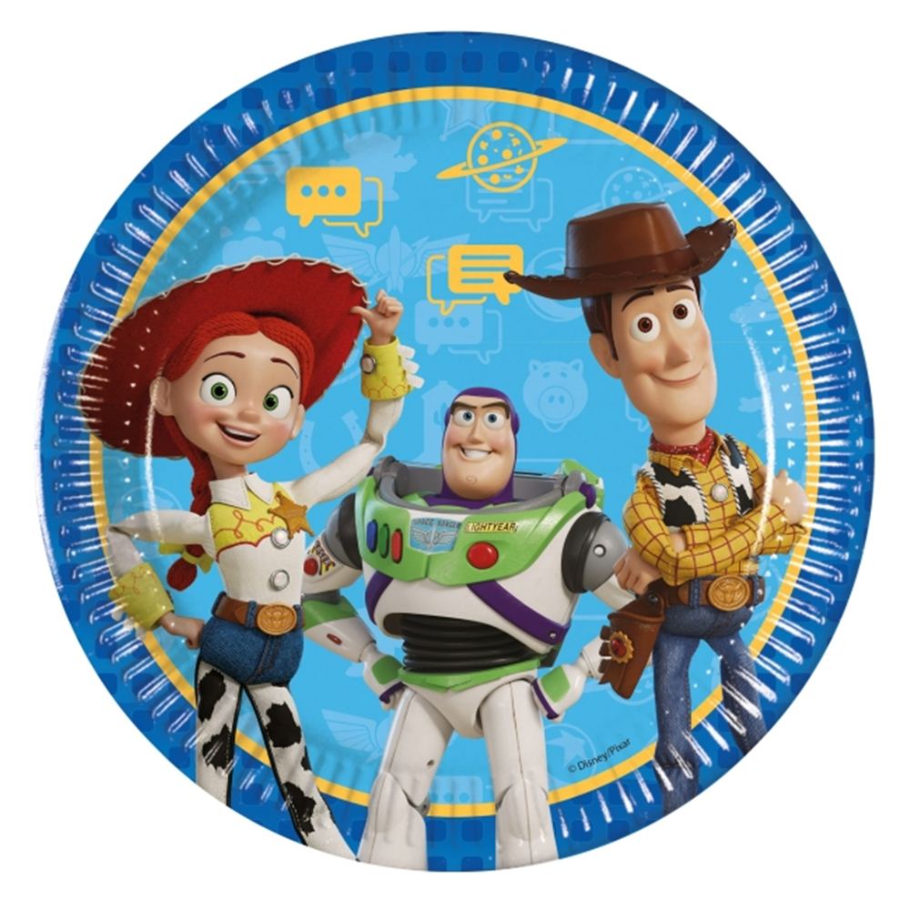 Juego de 8 platos Toy Story Disney 23 cm