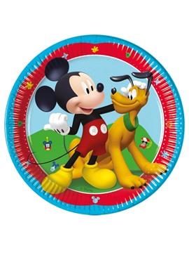 Juego de 8 Platos Mickey 19 cm