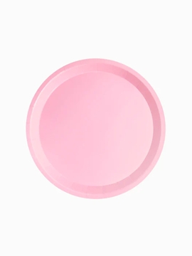 Juego de 12 Platos Rosas 17 cm - Miles de Fiestas