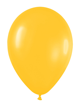 Pack de 50 globos amarillo girasol