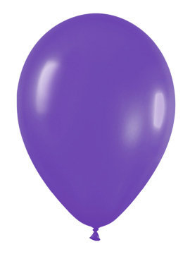 Pack de 50 globos de látex Violeta mate