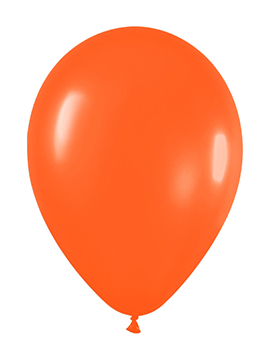 Pack de 50 globos Naranja Mate