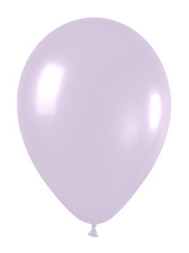 Pack de 10 globos de látex lila pastel