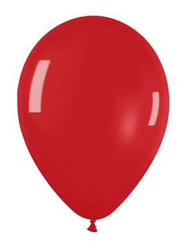 Pack de 50 globos rojo cristal