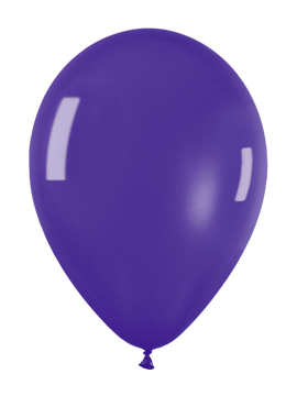 Pack de 10 globos de látex violeta cristal