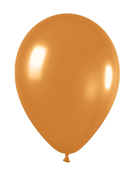 Pack de 50 globos dorado metalizado