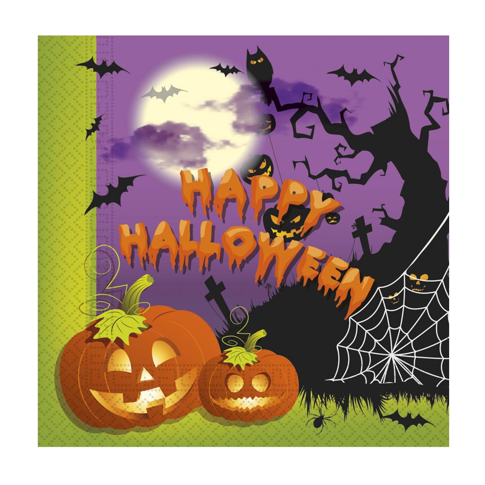 Servilletas de Papel Happy Halloween 20 ud