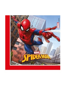 Juego de 20 servilletas Spiderman