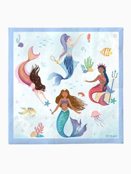 Juego de 20 Servilletas Fiesta Bajo el Mar