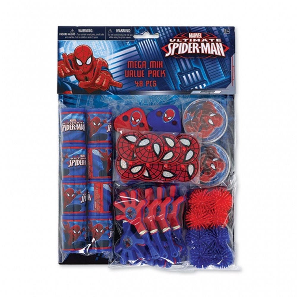 Corona cumpleaños Spiderman ,piñata y bolsa globos en sevilla