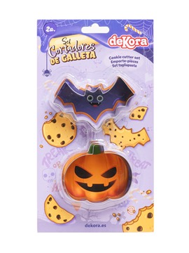 Set de 2 Cortadores Calabaza y Murciélago