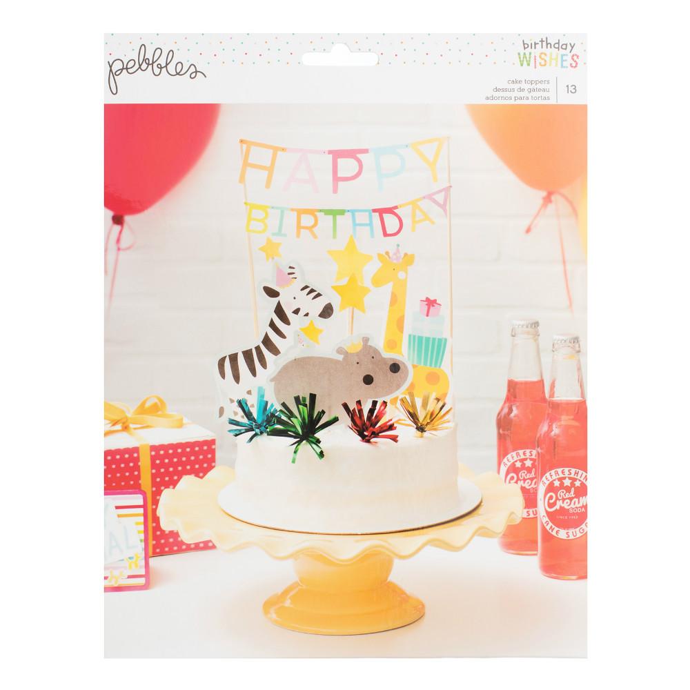 Set de 13 Toppers para Tarta Animalitos