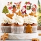 Set de 16 Toppers Navidad