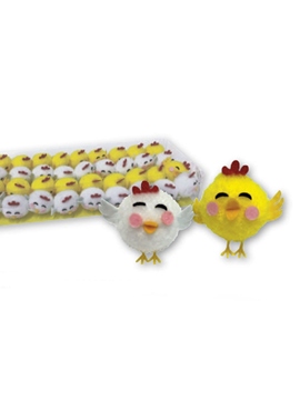 Pareja de Pollitos Decorativos - Miles de Fiestas