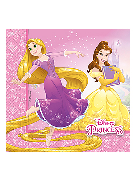 Set de 20 Servilletas Princesas Disney Modelo B