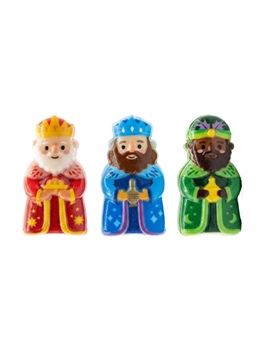 Set 3 Reyes Magos para Roscón Modelo Infantil