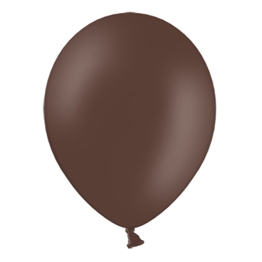 Set de 50 globos color Marrón chocolate pastel
