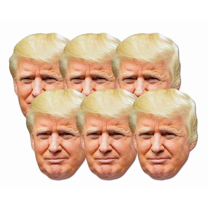 Set de 6 Máscaras Donald Trump