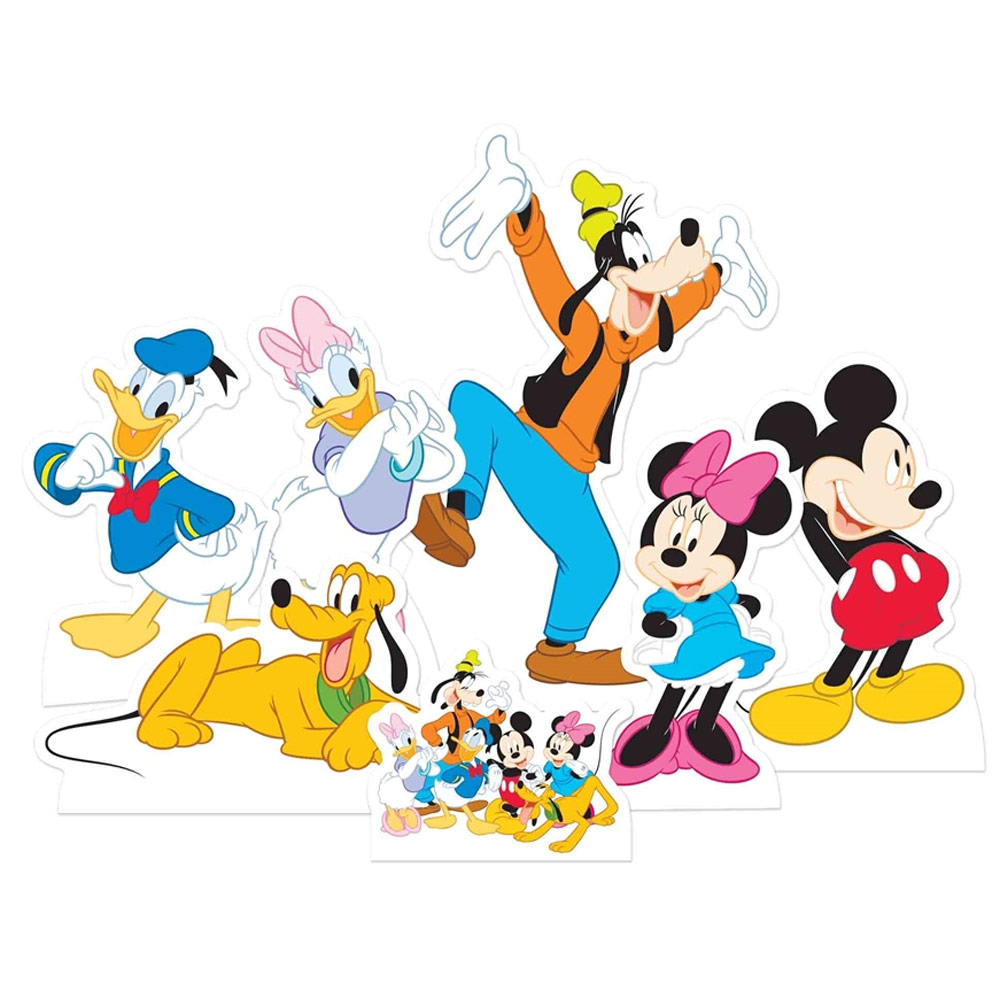 Set de 7 unidades para decorar mesas dulces de Mickey Mouse y amigos