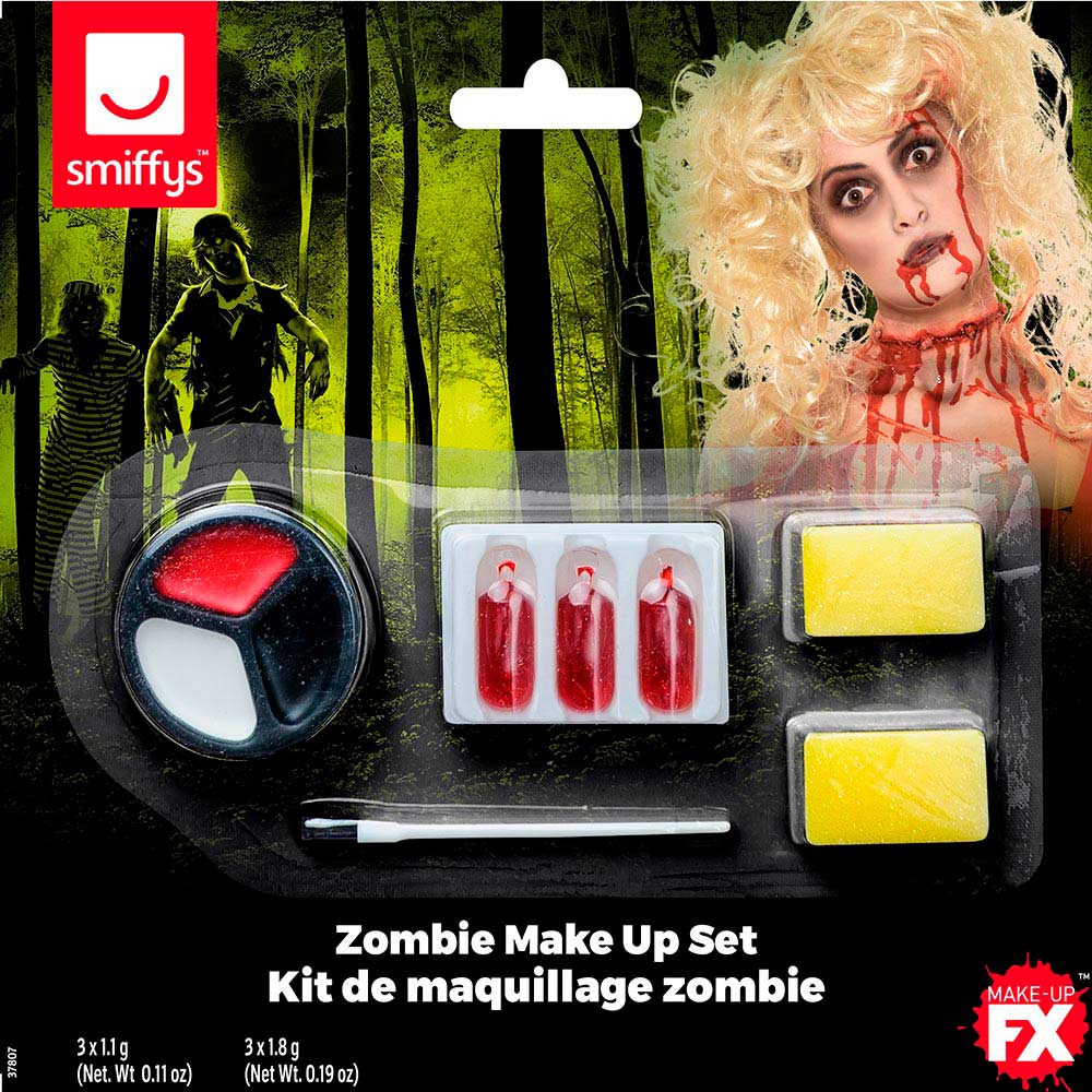 ▷ Set Maquillaje Zombie Halloween - Envíos 24 horas ✓