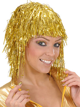 Set Uñas, Pestañas y Maquillaje Purpurina Dorado