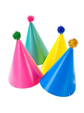 Set de 4 sombreros para fiestas