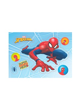 Silueta de Oblea para Tartas Spiderman 18 cm