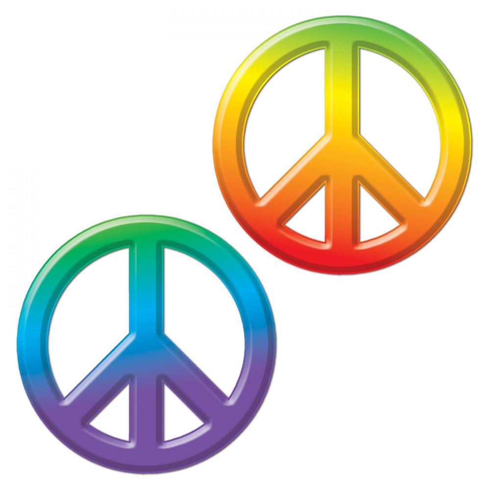 Símbolo Hippie-Paz para Pared 23 cm