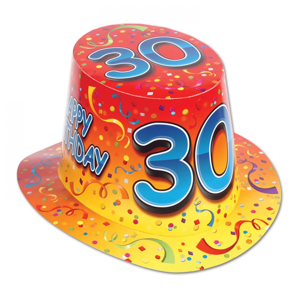 Sombrero de Copa 30 Cumpleaños