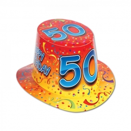 Sombrero de Copa 50 Cumpleaños