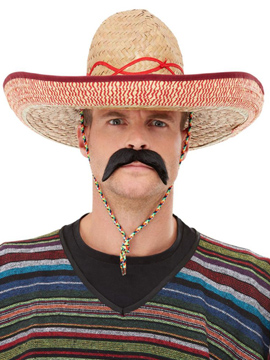 Sombrero Mexicano con Lazo de Cuerda