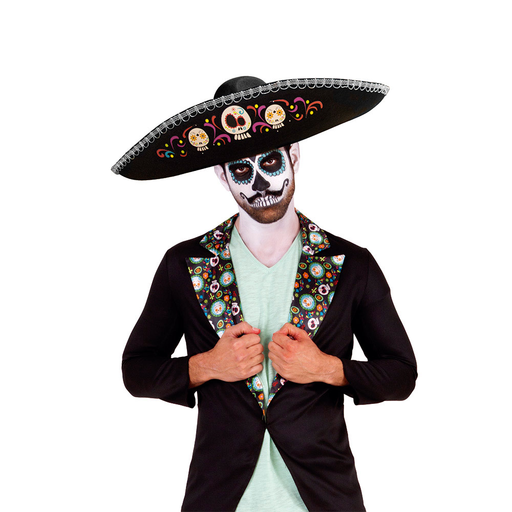Sombrero Mexicano Día de los Muertos